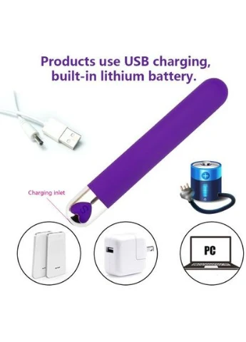Вибратор мощный для клитора USB вибропуля Magic X12 компактный вагинальный анальный Черный Lovetoy (303907831)