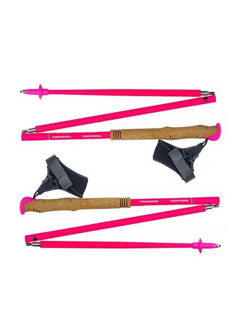 Трекинговые палки Carbon FXP Team Pink 125 см (1942360-14-125) Komperdell (335404934)