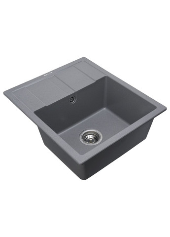 Гранитная мойка для кухни 5851 ARIA матовая Серый муссон Platinum (269793046)