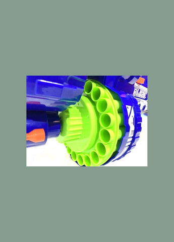 Детская игрушка автомат бластер стреляющий мягкими патронами, игрушечный автомат для детей Blaze (322777133)