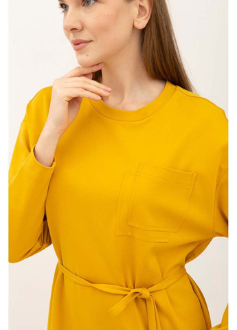 Горчичное платье миото 1 Lesia