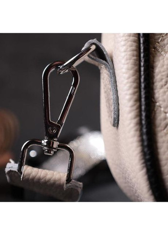 Сумка кросс-боди через плечо для телефона и для документов женская из натуральной кожи маленькая Белый 37174 Vintage (354330631)