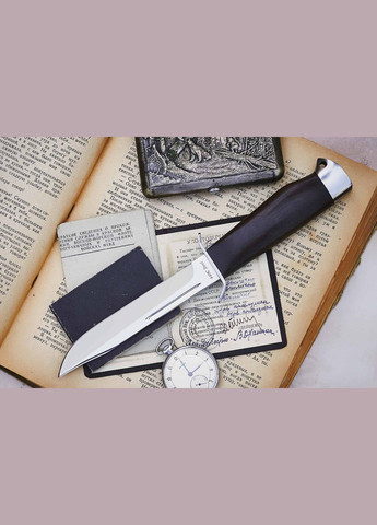 Нож тактический охотничий финка с удлиненным лезвием и деревянной рукоятью 024 ACWP Grand Way (370770675)