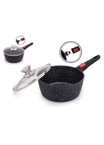 Ковш 20 см 2.5л с мраморным покрытием и съемной ручкой EB-17000 Edenberg (335077699)