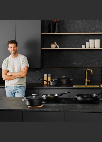 Каструля з кришкою Leo Phantom 5,6 л 3950577 BergHoff (316517859)