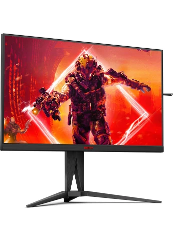 TFT 27" AGON AG275QZ/EU, QHD, IPS, 270Гц, 0,5мс, 2x HDMI, 2x DP, USBhub, HAS, Pivot, чорно-черв AOC (314833237)