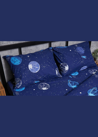 Набір наволочок Бязь Gold Люкс 70х70 2 шт (MS-840000527) Moon&Star Planets (295012415)