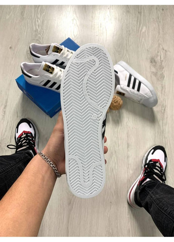 Білі Осінні кросівки чоловічі adidas superstar platform white адідас суперстар No Brand