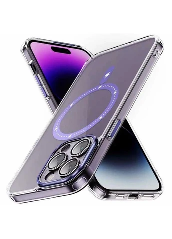 Чехол накладка для Apple iPhone 13 Pro MagSafe TPU+PC фиолетовый 6.1" No Brand (402070641)