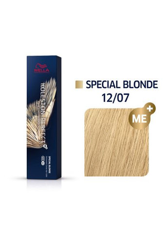 Стійка кремфарба Koleston Perfect ME+ SPECIAL BLONDE 12/07 перлинний блонд Wella Professionals (292736253)