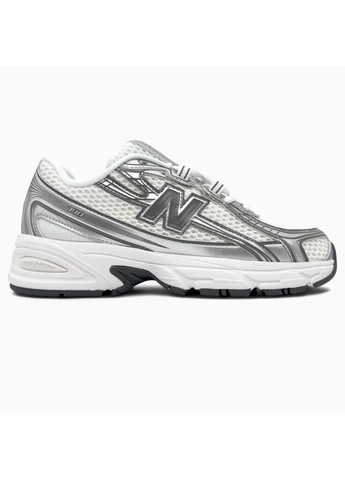 КРОСІВКИ ЖІНОЧІ NEW BALANCE 740 WHITE / SILVER НЬЮ БЕЛАНС 740 No Brand білі демісезони (368862134)