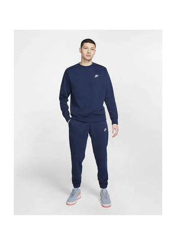 Свитшот мужской M NSW CLUB CRW BB Blue Nike (364837762)