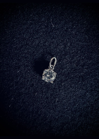 Серебряная подвеска с кубическим цирконием, покрытая родием — элегантный блеск, подходящий к любому образу ✨ Family Jewelry House (340496810)