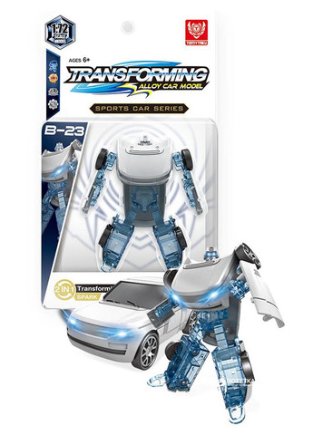 Игрушка-трансформер машинка "Transforming alloy car model" цвет разноцветный ЦБ-00204569 TomyTaku (282924810)