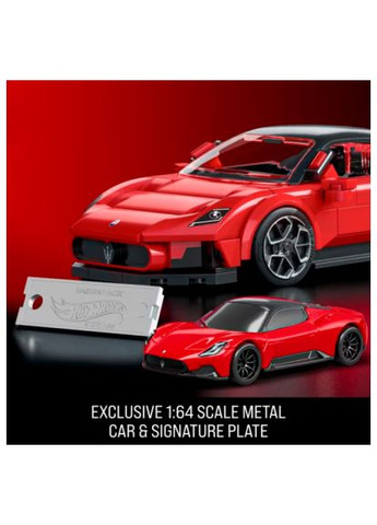 Конструктор (JFR90) Mattel Brick Shop Hot Wheels Speed Maserati 250 деталей (366869562)