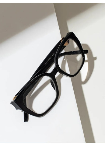 Готові жіночі пластикові окуляри для зору +4.00 для читання прозора лінза Ralph (372506724)