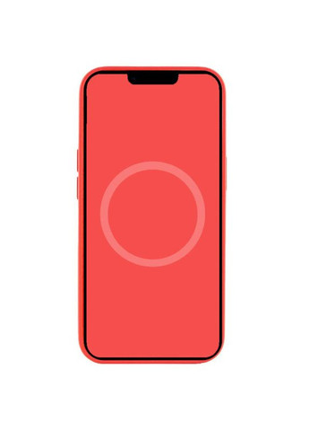 Чохол Silicone case (AAA) з Magsafe та анімацією для Apple iPhone 15 (6.1") Оранжевий Epik (372499749)