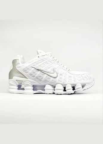 Кросівки жіночі і чоловічі Nike Shox TL white | Найк Шокс тл білі No Brand білі демісезони (307288635)