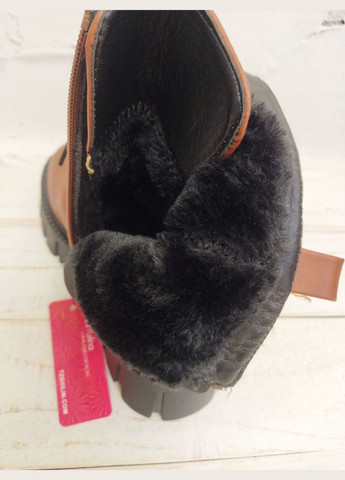 Зимние крутые зимние ботинки женские Purlina из искусственной кожи