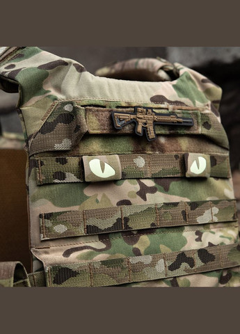 Нашивка Tiger Eyes Laser Cut (пара) Multicam M-TAC (315047908)