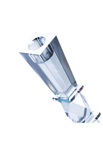 Подсвечник стеклянный TS Kitchen Night Crystal 25 см HP36556M No Brand (360977614)