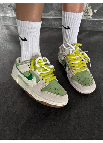 Сірі Осінні кросівки чоловічі nike sb dunk ´85 double swoosh green найк сб данк No Brand