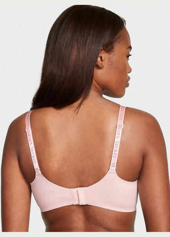 Рожевий комфортний бюстгальтер з футболкою пуш-ап Victoria's Secret