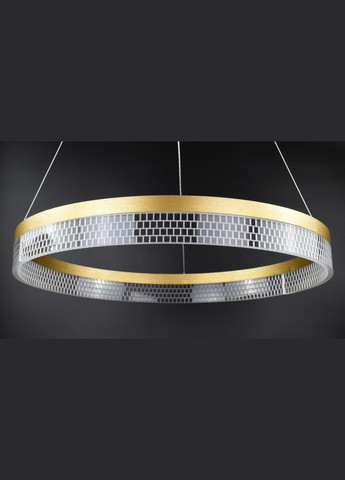 Люстра светодиодная подвесная LED светильник для квартиры на потолок лэд 26822 Золото 40-140х80х80 см. Sunnysky (364501352)