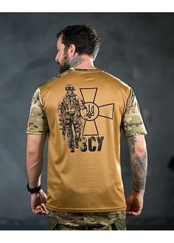 Армійська чоловіча футболка ЗСУ койот Freedom (349462140)