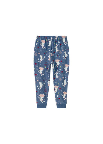 Синяя всесезон пижама для девочки Lupilu