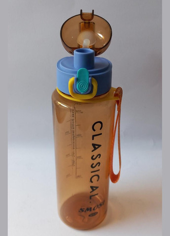 Бутылка с фильтром Classical пластиковая объем 800мл оранжевый No Brand (300079550)