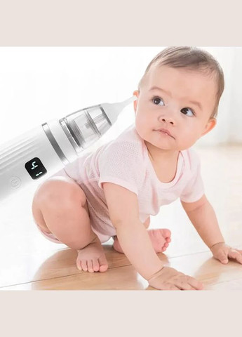 Акумуляторний аспіратор для дітей 2в1, + 3 насадки, BABY NOSE / Дитячий електронний соплевідсмоктувач No Brand (342392585)