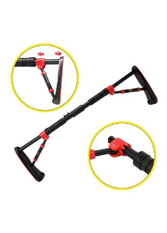 Турнік розсувний Elite 65-90 см XR-0289 Black/Red Cornix (304995870)