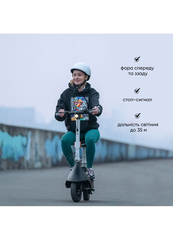 Электросамокат с сиденьем Black 10', 350(900)W, 25Km/h, 10.4Ah, 55Km, 20%, NFC, App, 29kg (EA10C-B) OKAI Ceetle PRO EA10C (372677746)