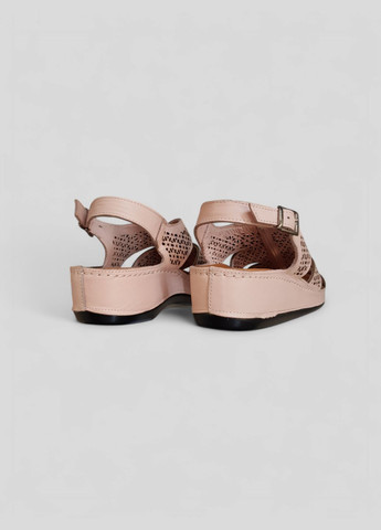 Пудровые босоножки женские кожаные Sherlock Soon