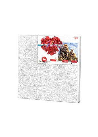 Картина для малювання за номерами Леви 40х40см (KpNe-02-06) Danko Toys (365547587)