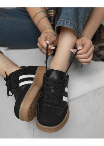 Женские кроссовки Campus black/white No Brand чёрные демисезоны (361230437)