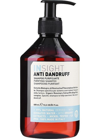 Очищающий шампунь от перхоти Anti Dandruff Purifying Shampoo 900ml (136633-31016395) Insight (368660781)