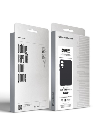 Чехол ICON2 MagCase для Samsung S25 Edge 5G Black (ARM88091) ArmorStandart (365967748)