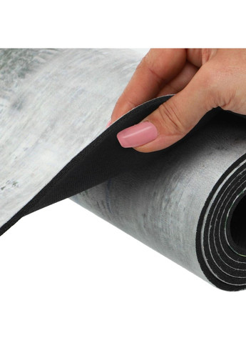 Коврик для йоги Замшевый двухслойный каучуковый 3мм Pro (размер 183x61x0,3см, салатовый) Record (361433538)