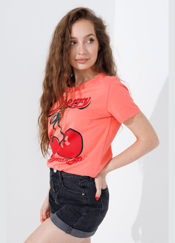 Футболка з принтом жіноча Cherry P-WB02366 shop (2000990700537) LAWA - (315994190)