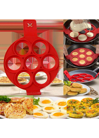 Силиконовая форма для приготовления оладий и яичницы Cake Maker Kitchen Master (355341936)