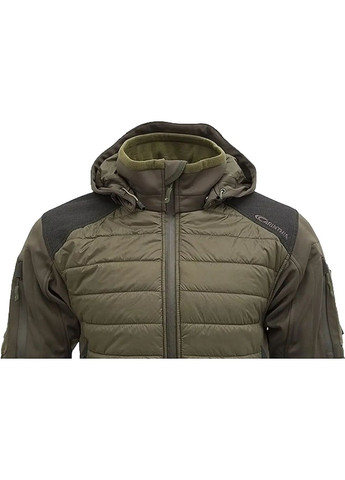 Оливковая демисезонная куртка carinthia g-oft isg 2.0 jacket olive No Brand