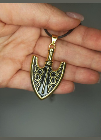 Кулон Стрела ДжоДжо из аниме Невероятные приключения ДжоДжо черный с золотом No Brand (315891133)