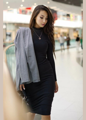 Черное повседневный, кэжуал платье силуэтная Seventeen