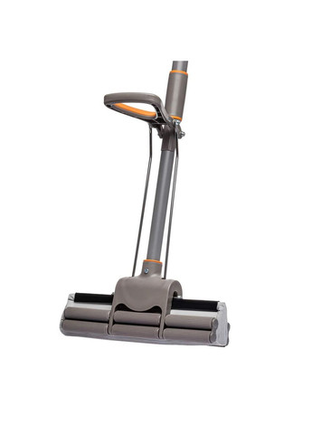 Швабра для прибирання роликова з подвійним віджиманням 27 см Сірий Kornel (284419844)