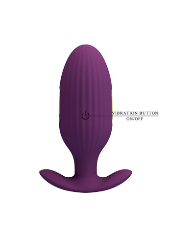 Анальный вибратор Jefferson с электростимуляцией, с приложением,, 9.2 х 3.4 Pretty Love (361670359)