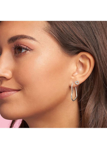 Срібні сережки Пандора кульчики "Невичерпне кохання" 297822 Kabluchka (355346707)