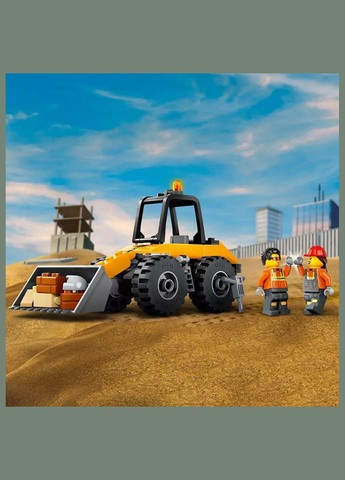 Конструктор City Автопогрузчик строительный желтый (60450) Lego (333253081)