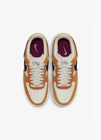 Кроссовки женские Air Force 1 Lxx Brown/White Dq0858-100 Nike коричневые (333653635)